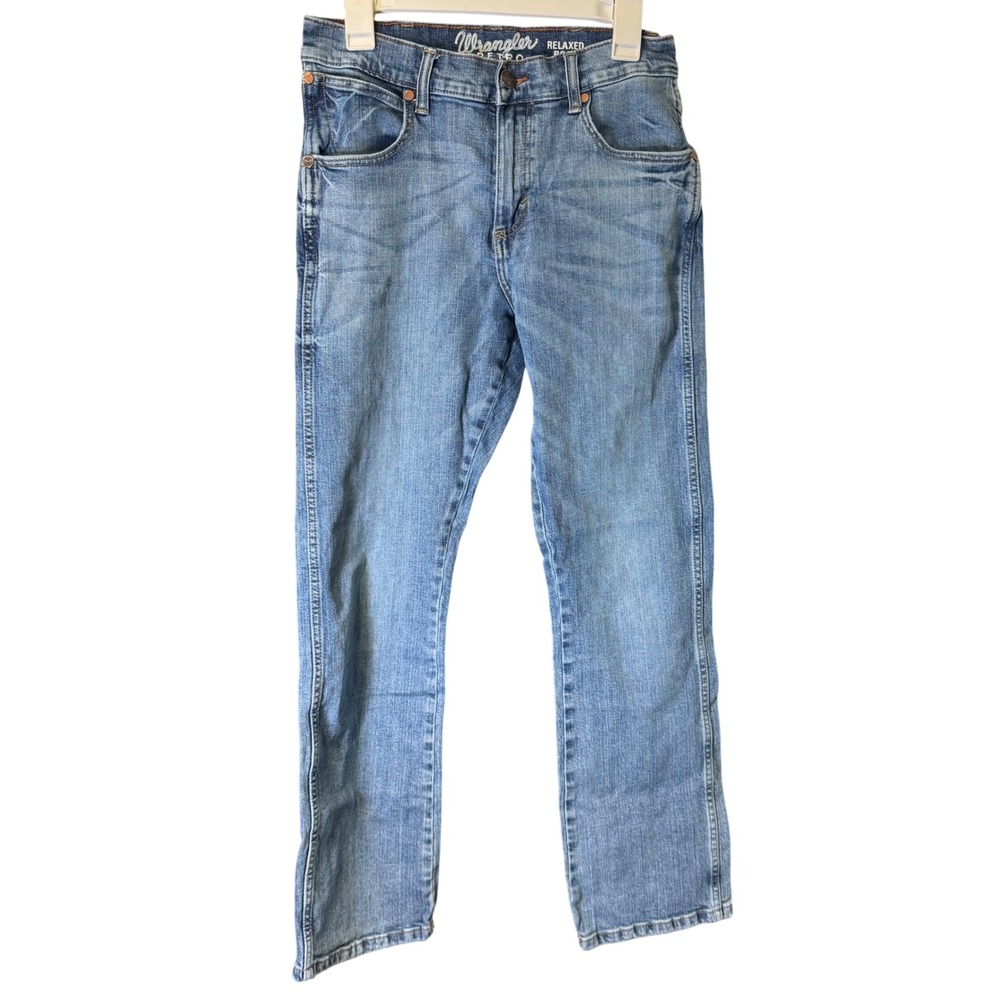Wrangler Retro Relaxed Bootcut Jeans Mens 29x32 Medium Wash Blue Western